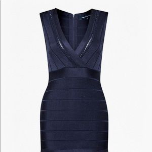 French Connection Amhara Knits Fluted Hem Dress